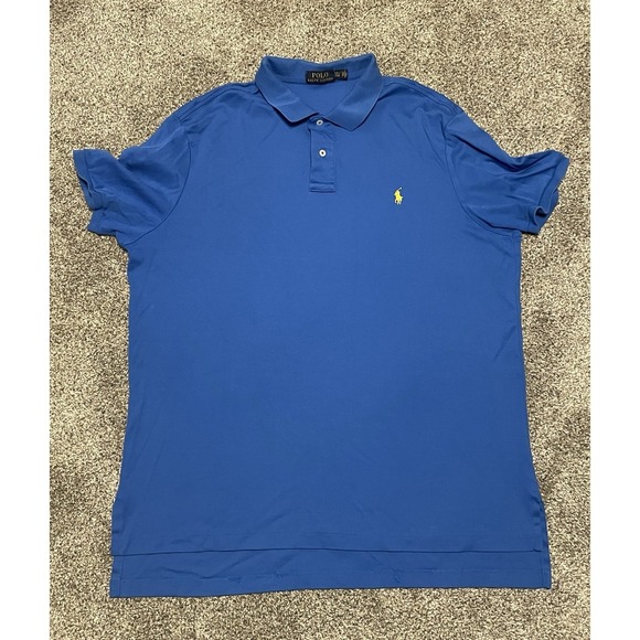 Ralph Lauren Other - Polo Ralph Lauren Polo Men's XXL Blue Short Sleeve‎ Preppy Cotton Pony Logo